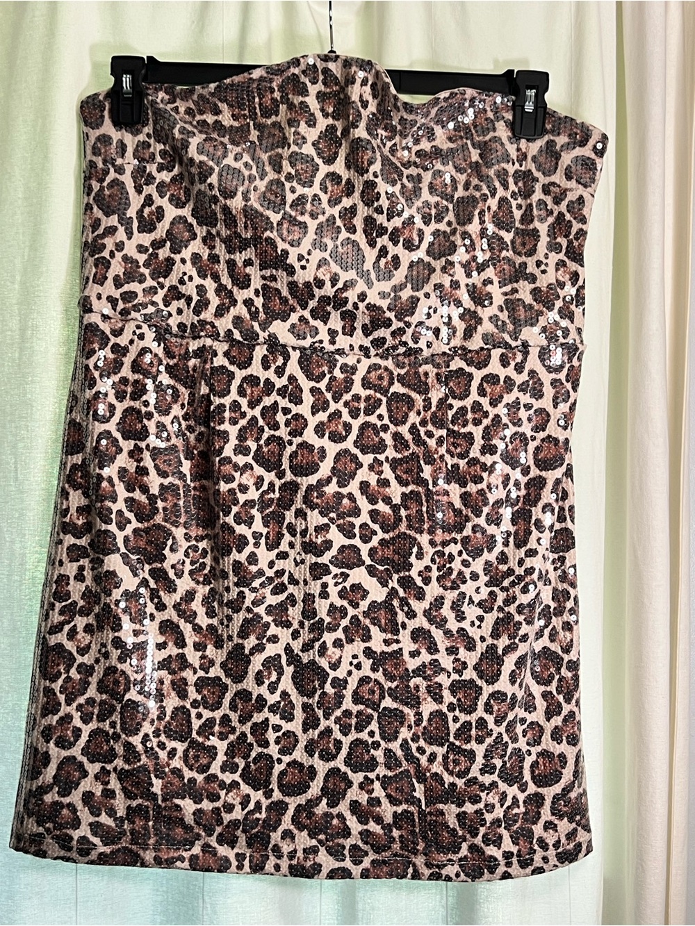 Madden NYC Nude/Tan Strapless Dress